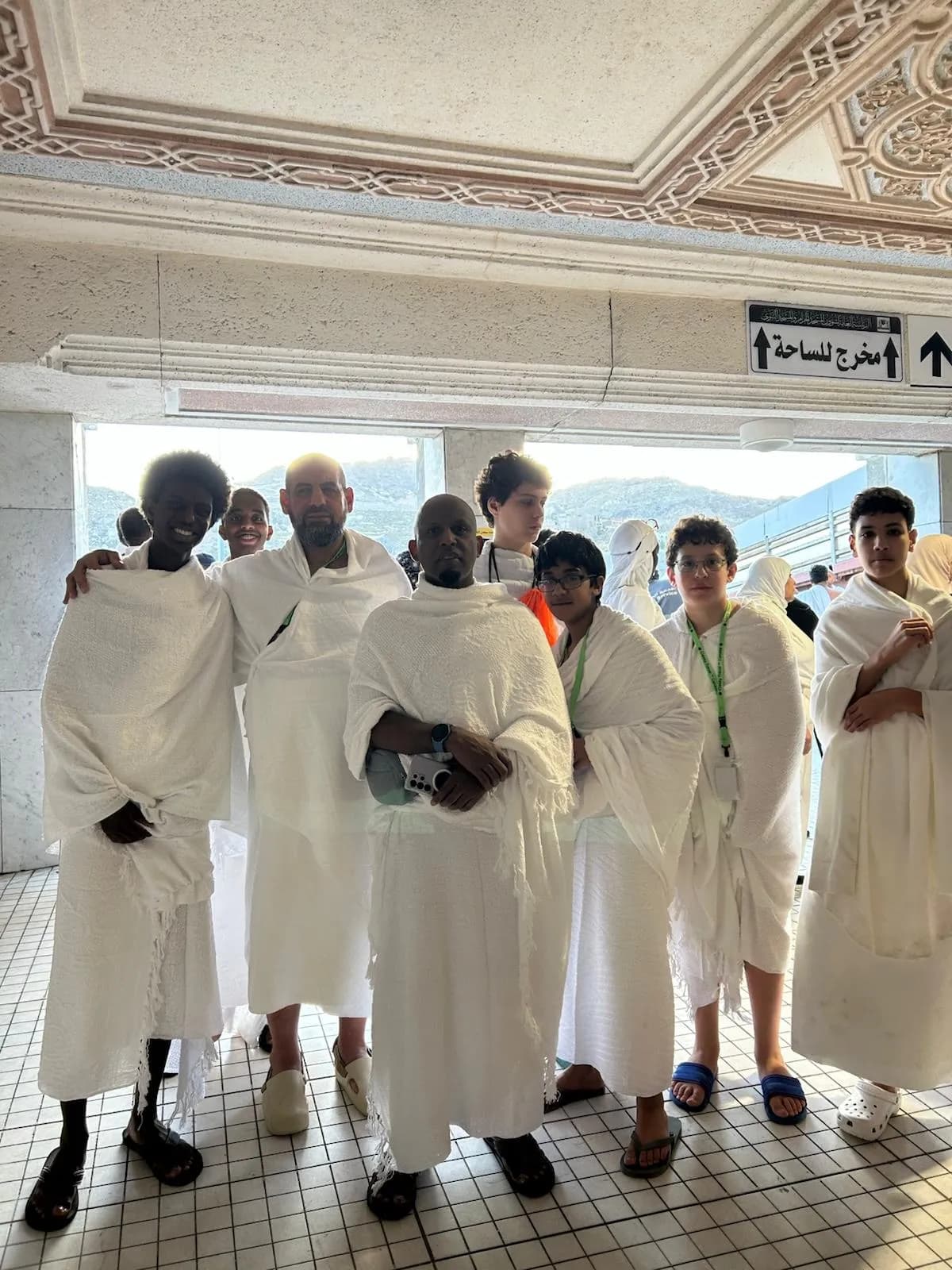 Travellers on a previous Umrah trip